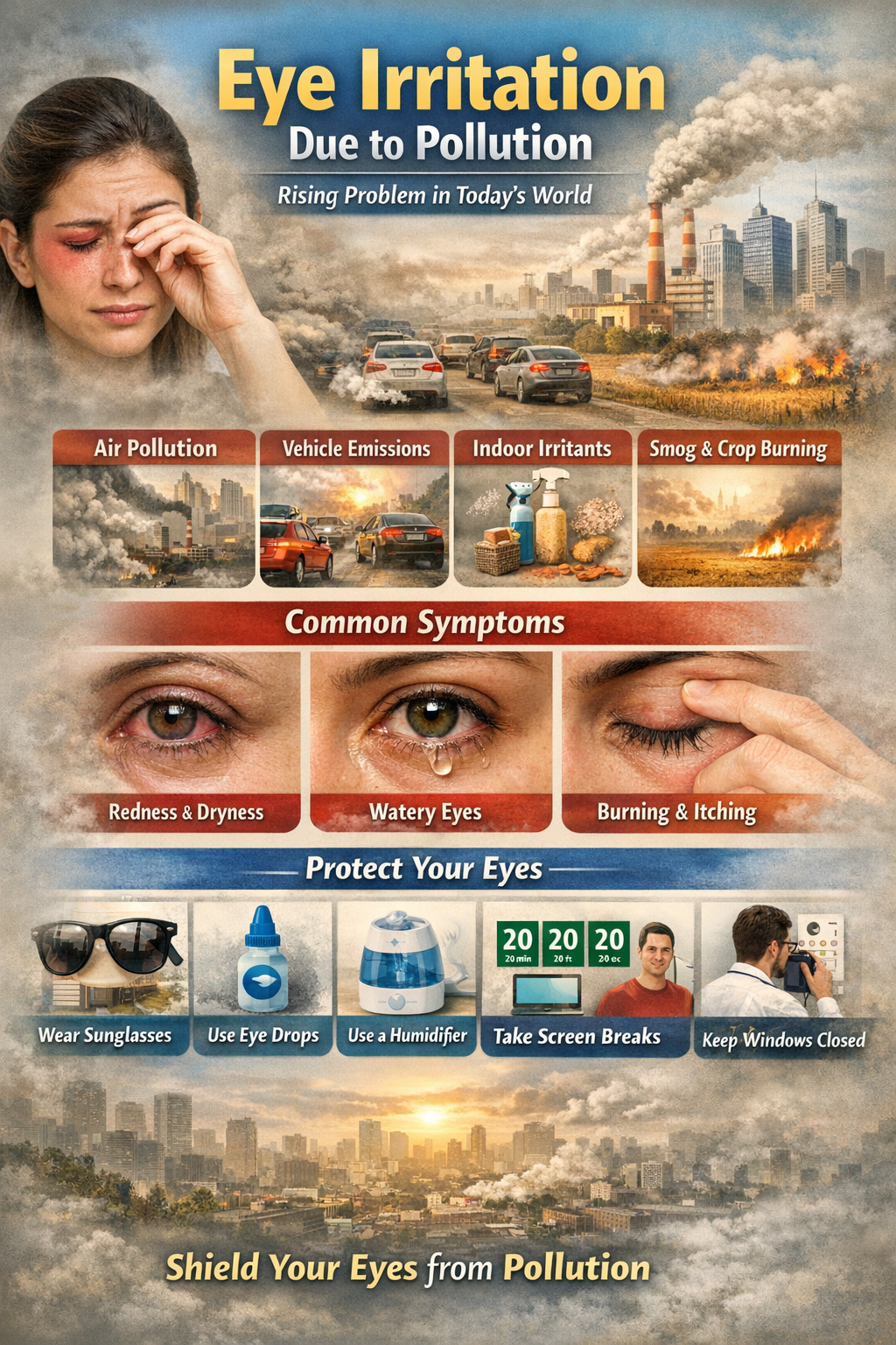 Rising Eye Irritation in a Polluted World